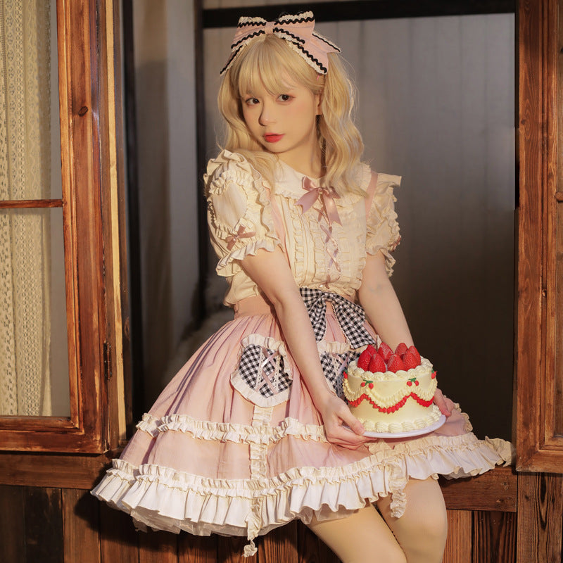 Eieyomi - Kawaii Lolita Summer SK and Blouse