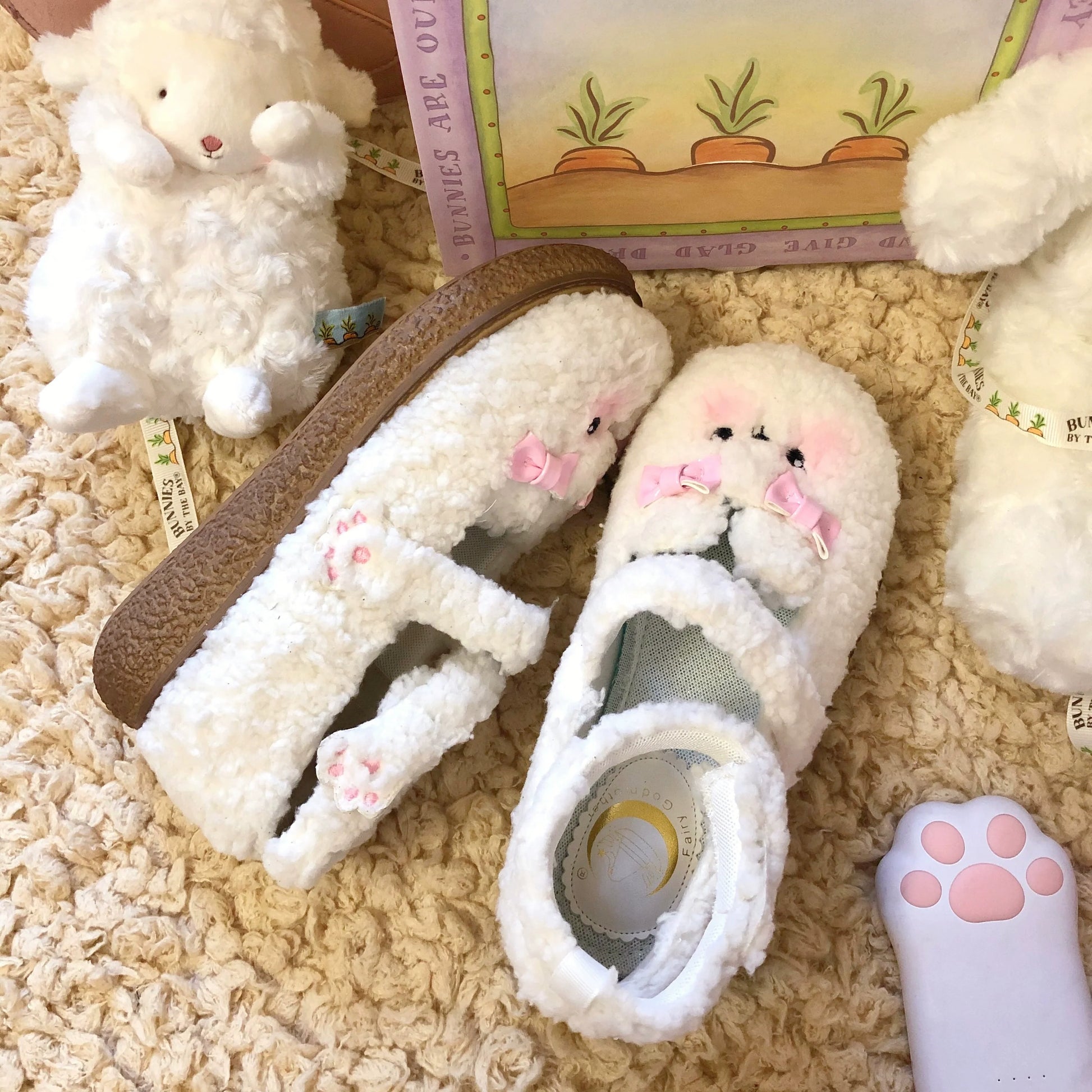 Fairy Godmother - Cute Plush Warm Round Toe Lolita Soft Sole Shoes