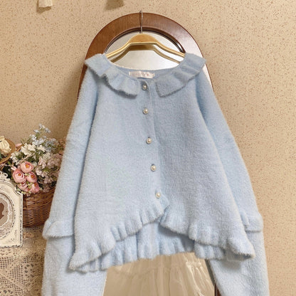 MIST - Small Ointment - Sweet Lolita Thick Sweater Coat Puff Sleeve
