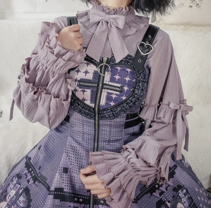 MIST - First Snow - Sweet Lolita Sweater Winter Puff Sleeve Knitting Innerwear