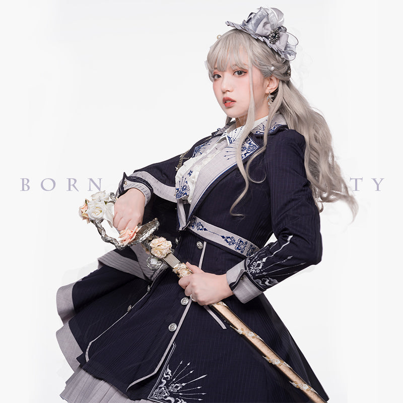 Youpairui - Sheffield - British Style Lolita JSK Set