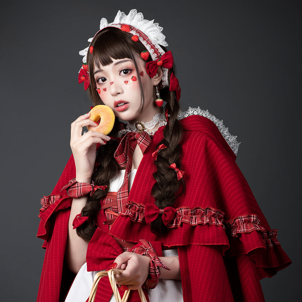 Youruipai - Little Red Riding Hood - Lolita Triangle Scarf