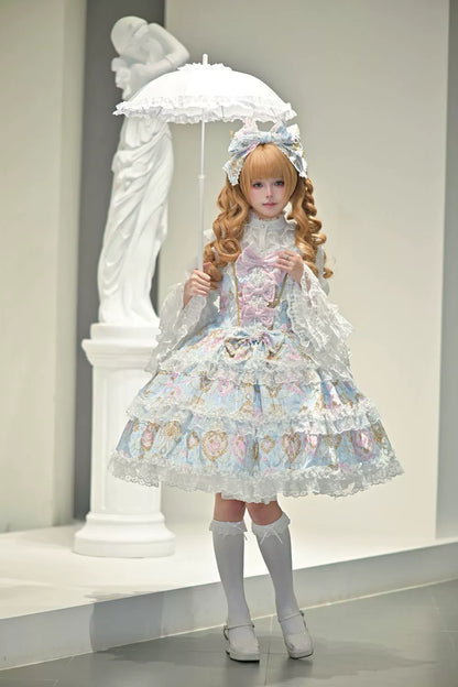Hanguliang - Candelabra Ode - Doll-like Sweet Lolita JSK Dress, Side Zipper