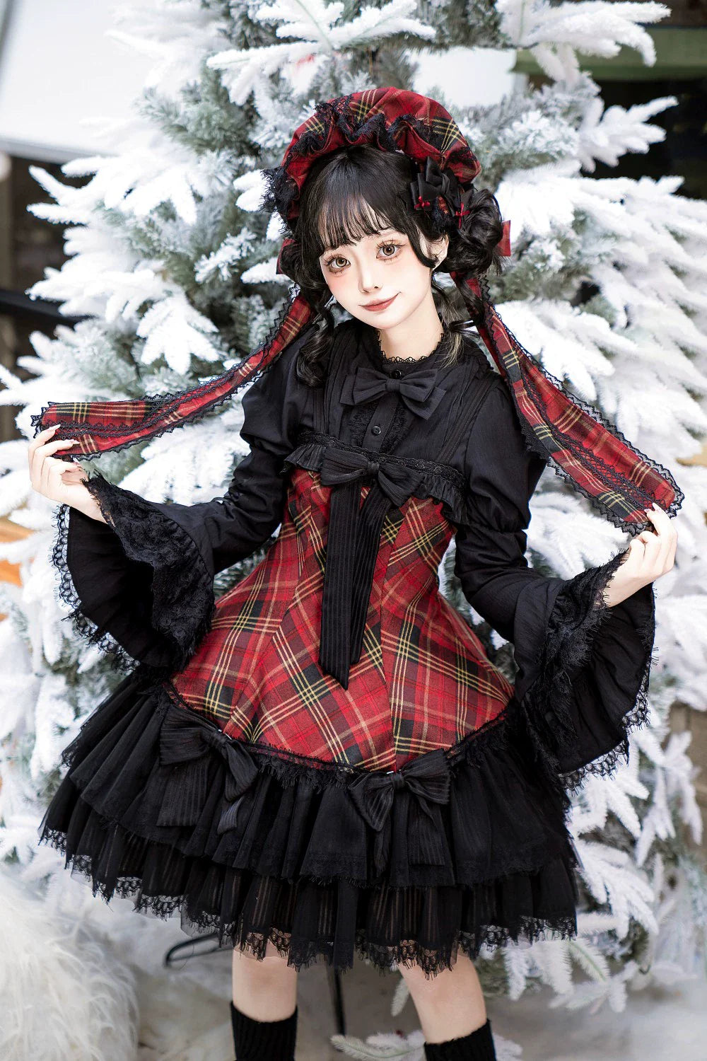 Frozen in time - Bunny Fantasy - Gothic Lolita JSK Dress Princess Sleeve Shirt