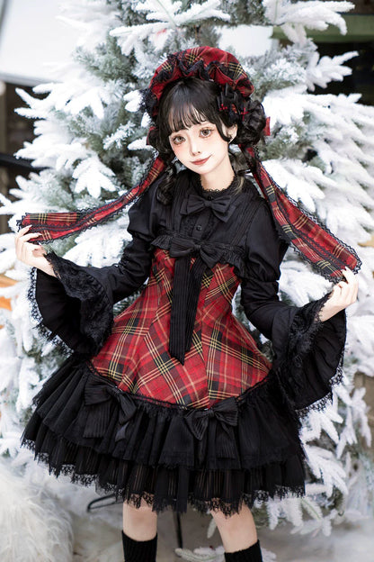 Frozen in time - Bunny Fantasy - Gothic Lolita JSK Dress Princess Sleeve Shirt