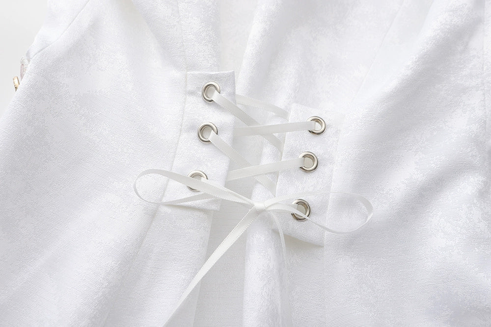 Immortal Thorn - Night of Swordsmanship - Ouji Lolita Long Coat Male Lolita Sleeveless Coat