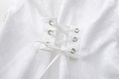 Immortal Thorn - Night of Swordsmanship - Ouji Lolita Long Coat Male Lolita Sleeveless Coat