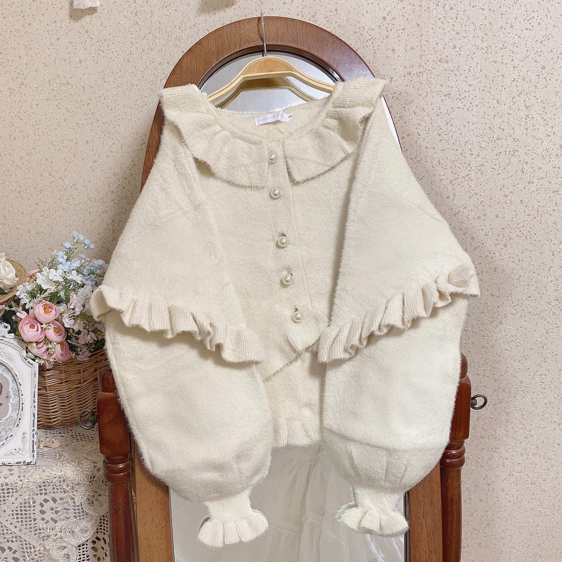 MIST - Small Ointment - Sweet Lolita Thick Sweater Coat Puff Sleeve