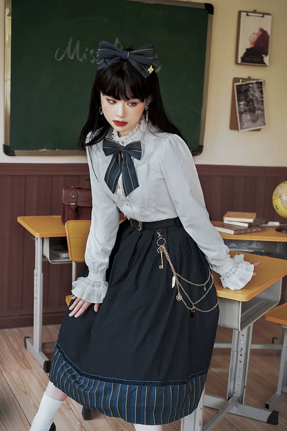 Miss Point - Custom-Made Lolita Elegant Stand Collar Lolita Shirt