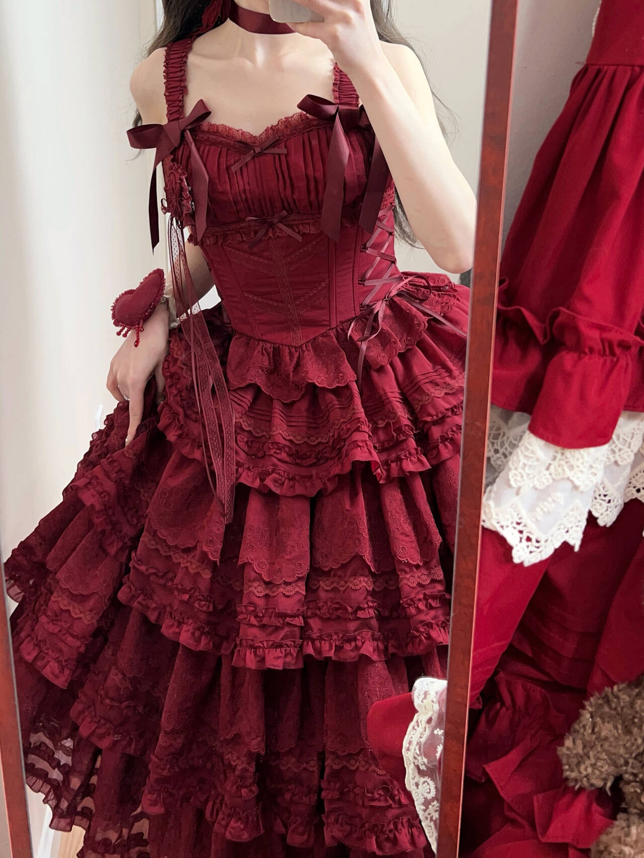 MEEKWIND - Miss Flora - Elegant Lolita Bodice Suit Tiered Skirt