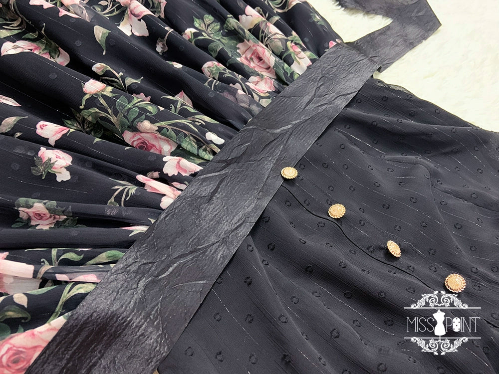 Miss Point - French Rose - Elegant Lolita JSK Dress