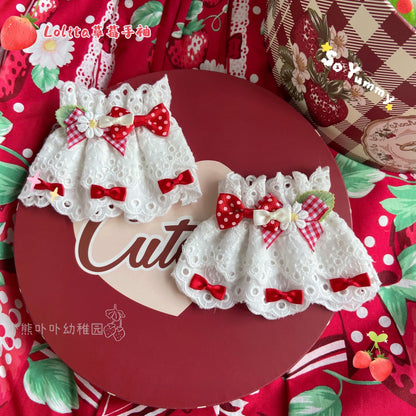 Bear Doll - Original Cute Lolita Bow Cuffs
