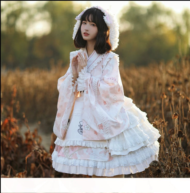 With PUJI - Xiaochunrihe - Wa Lolita OP Dress