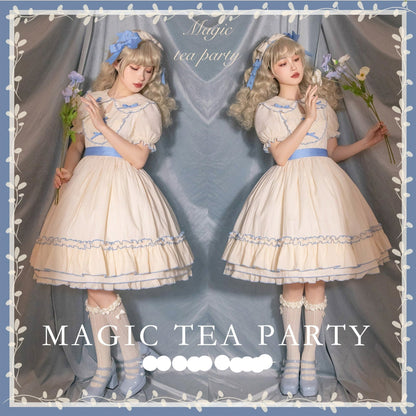 Magic Tea Party - Lena's Garland - Solid Color Lolita OP