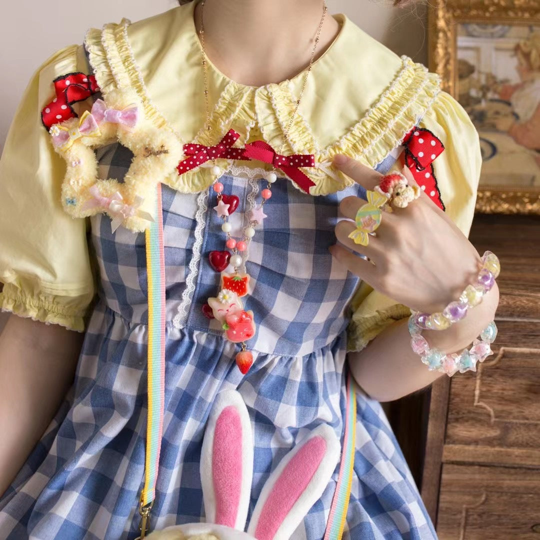 Halloween Alice - Rainbow Candy - Sweet Lolita Ring Hairclip