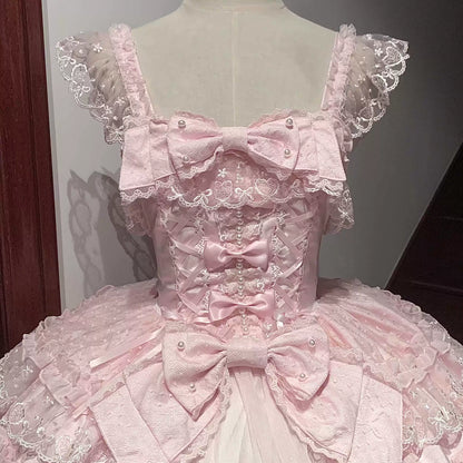Sugar Girl - Love Overture - Sweet Lolita JSK, Tiered Ruffles Dress