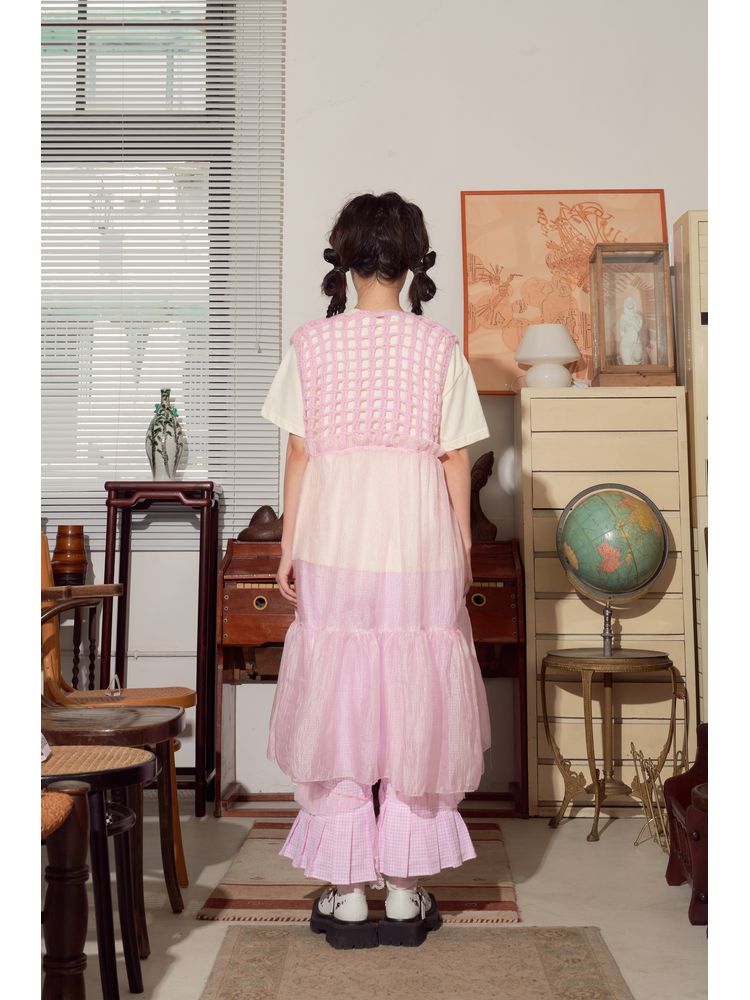 Hand-knitting skirt vest【s0000001565】