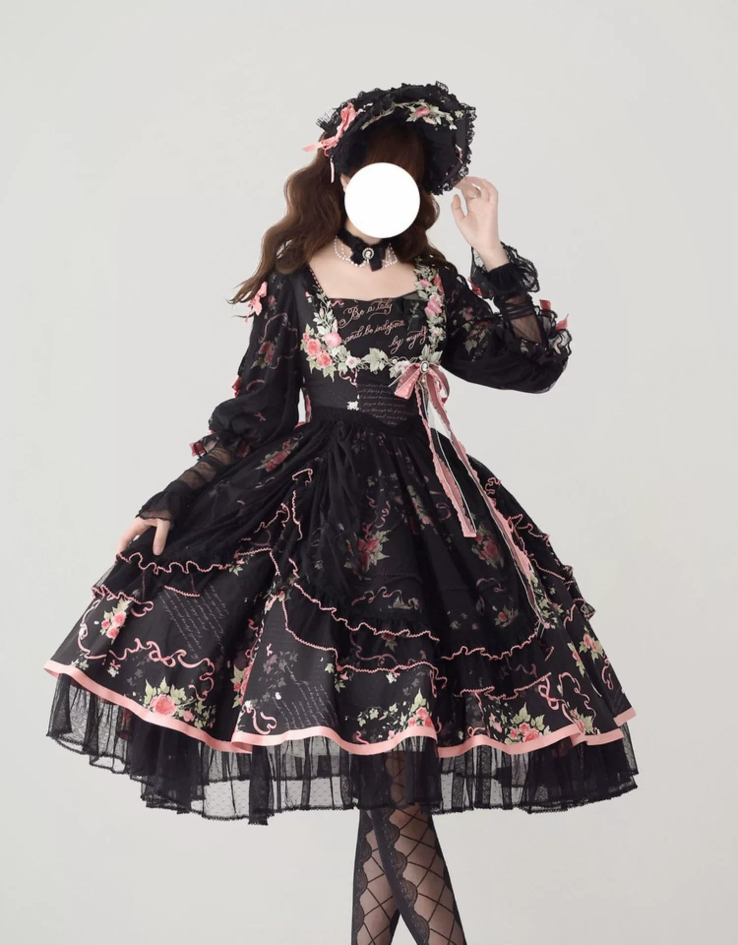 Miaoplus - Romantic Seizure - Sweet Lolita OP Mutton Sleeve Lolita Dress