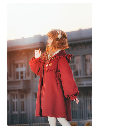 Fairy Cat - Sweet Lolita Coat Autumn and Winter Lolita Outwear