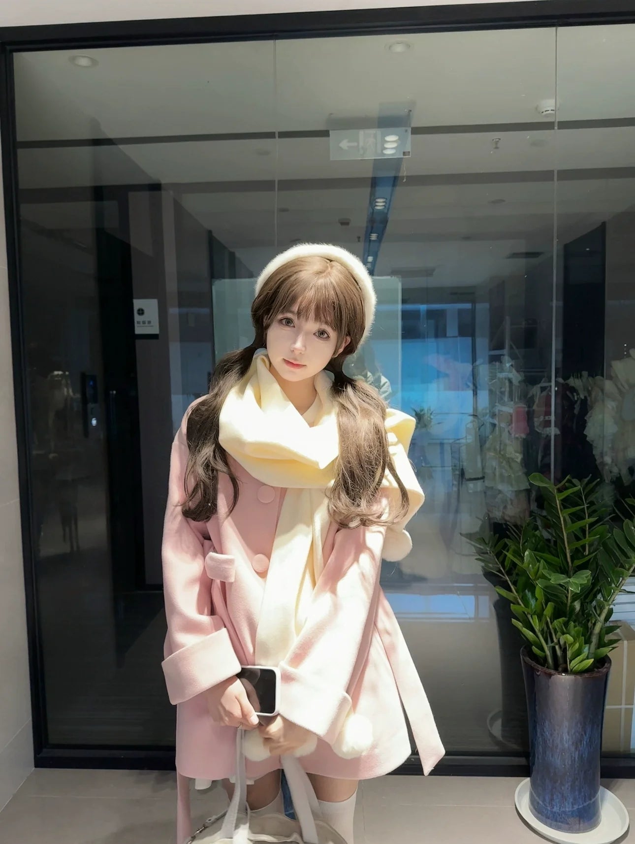 Platycodon House - Winter Sweet Lolita Coat Long Scarf Outerwear