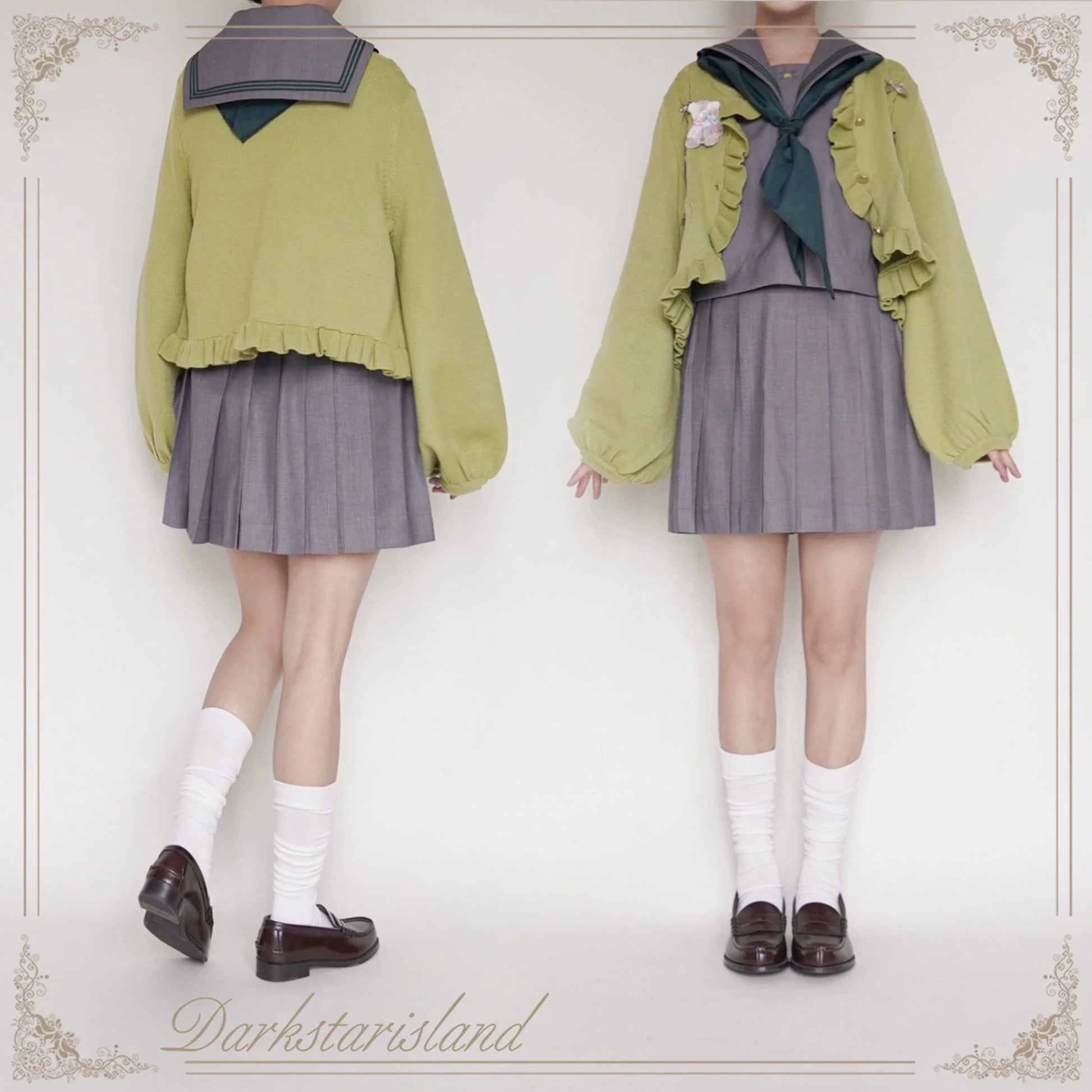 Dark Star Island - Sugar Frost - Sweet Lolita Cardigan Knit Embroidered Sweater