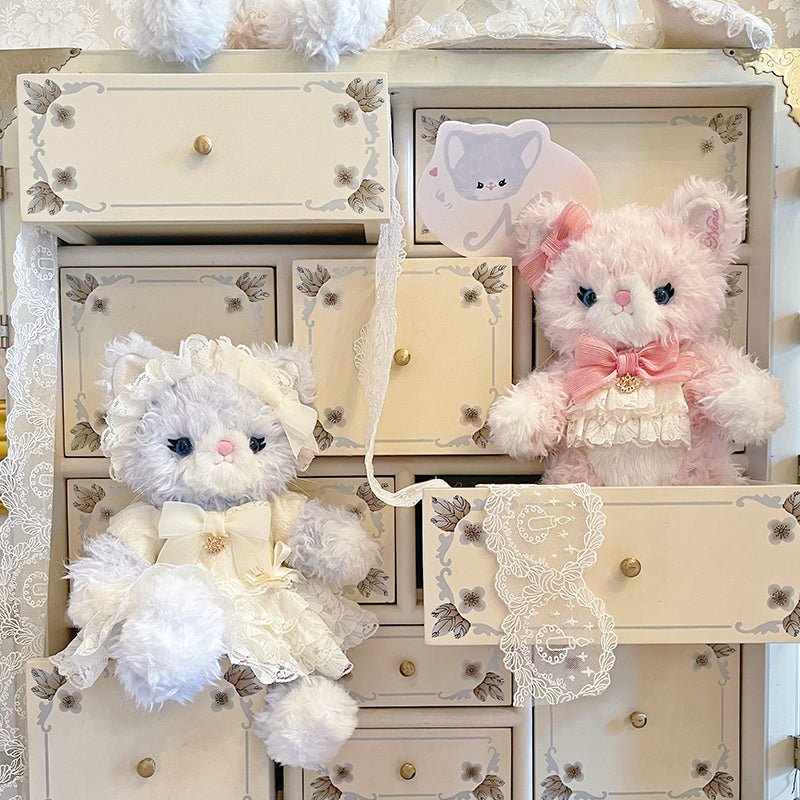 Mademoiselle Pearl - Pearl Doll Cabinet - Kawaii Lolita Plush Doll Bag with Outfit