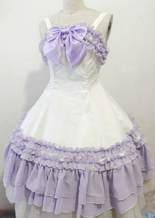 Sweet Angel - Sweet Lolita JSK Dress, Back Shirring, Side Zipper