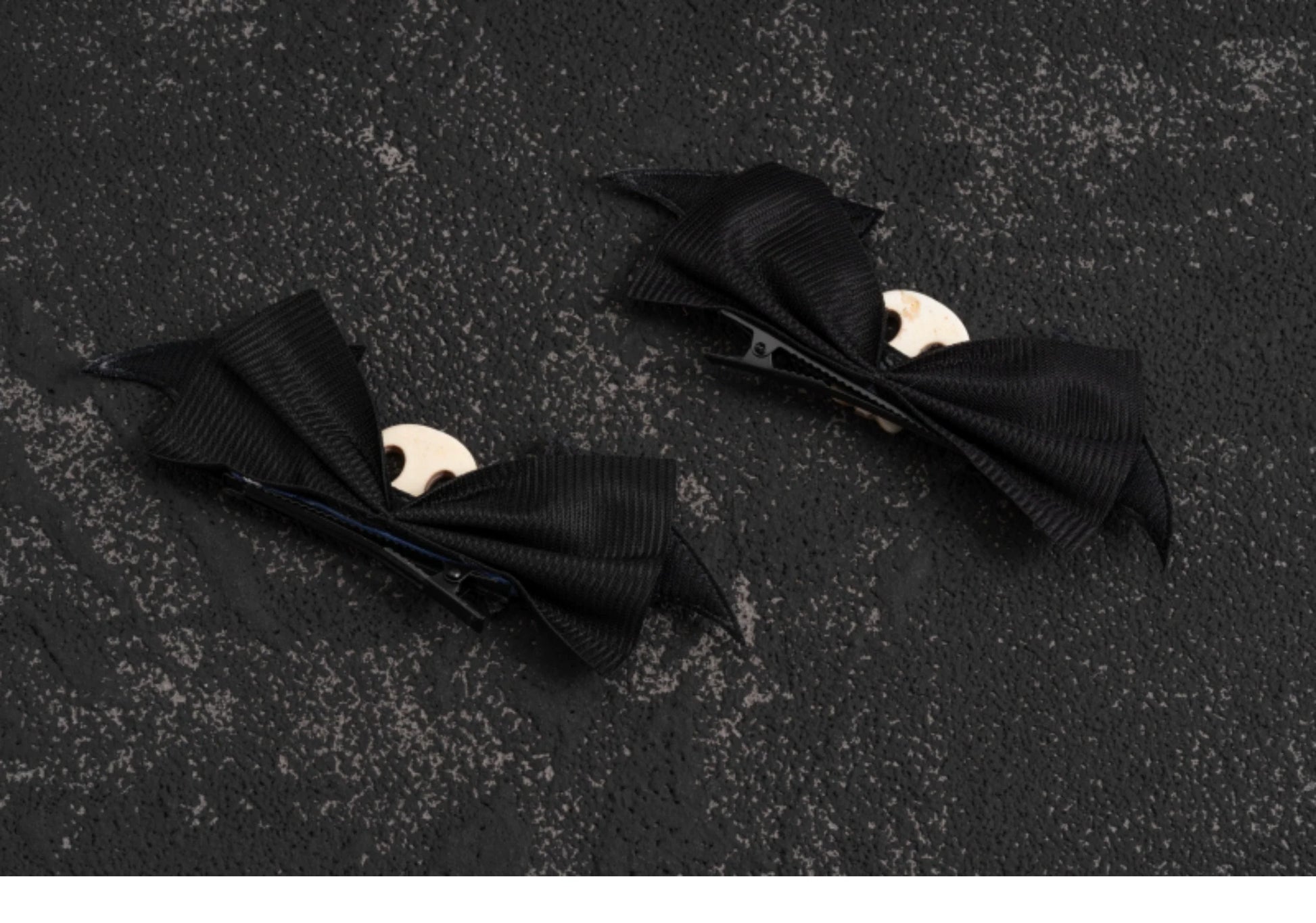 Strange Sugar - Gothic Hair Accessories Set Skulls Sharks Lolita Clips Headbands