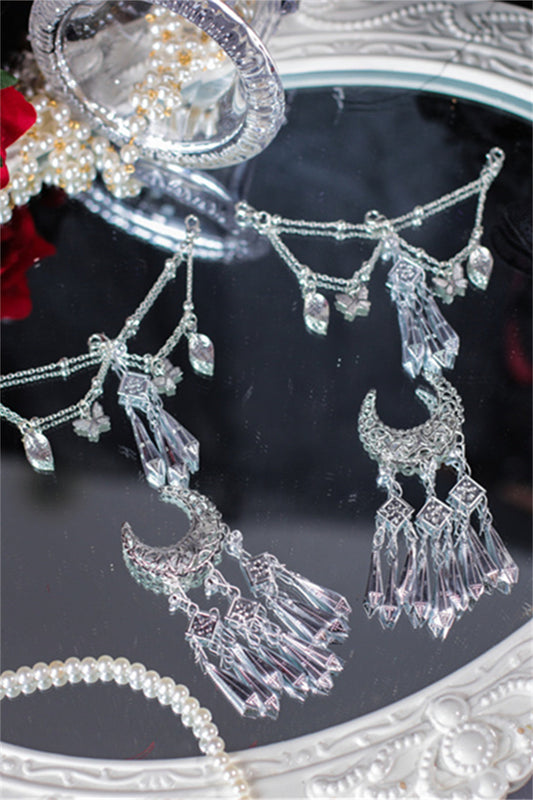 Sky Rabbit - Silver Pendant Shining Shoe Chain