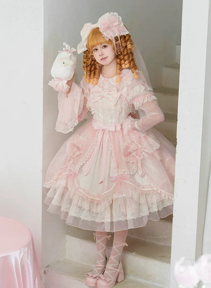 Mewroco - Candy Flavor - Gorgeous Sweet Lolita Dress, Lace & Petal Hem