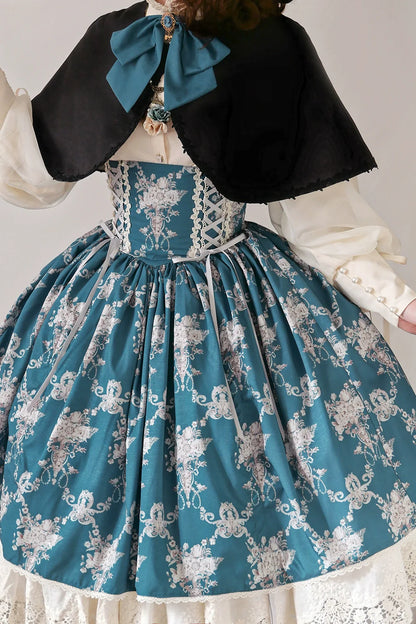 Miss Point - Customized Vintage Lolita Skirt Elegant Pullover Fishbone SK