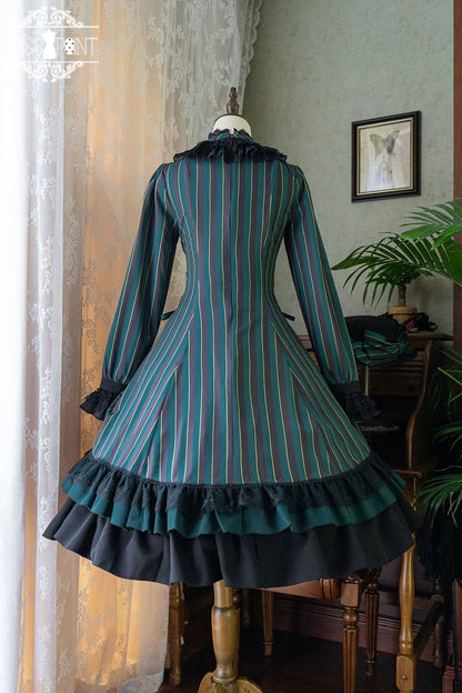 Miss Point - Perintz Manor - Gothic Lolita OP Long Sleeve Retro Lolita Dress