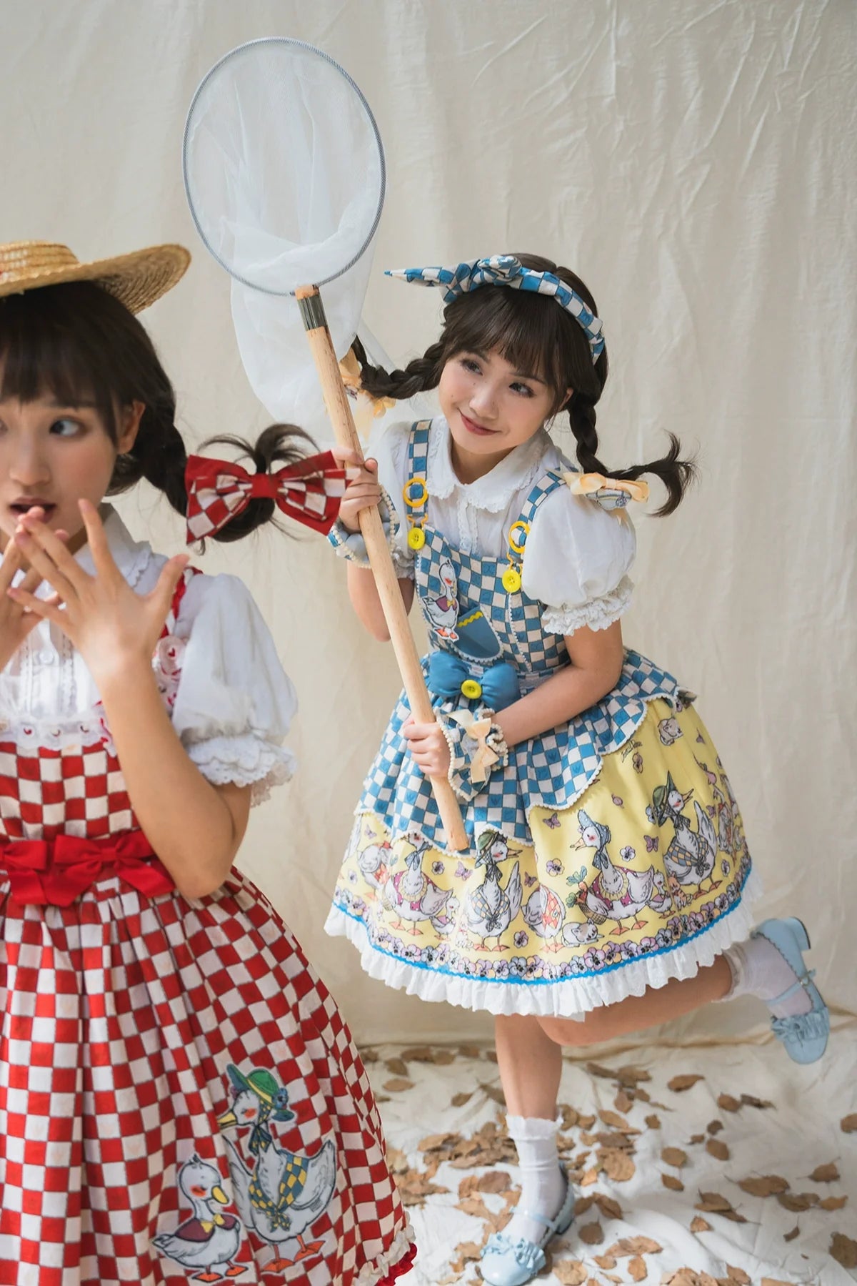 Chemical Romance - Hello Duck - Kawaii Lolita JSK Duck Print Lolita Dress