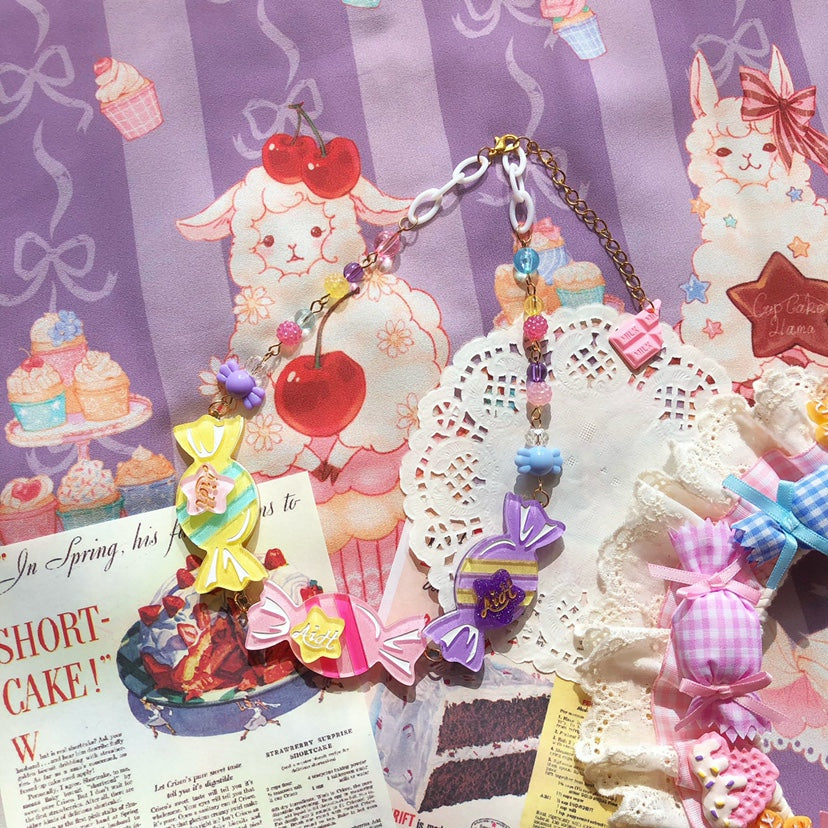Halloween Alice - Sweet Lolita Candy-Shaped Necklace