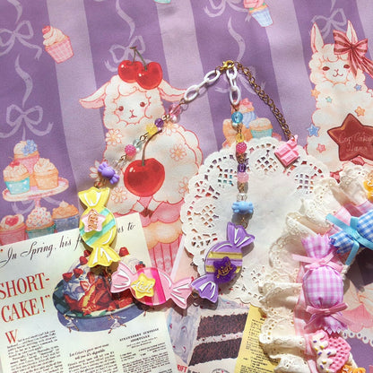 Halloween Alice - Sweet Lolita Candy-Shaped Necklace