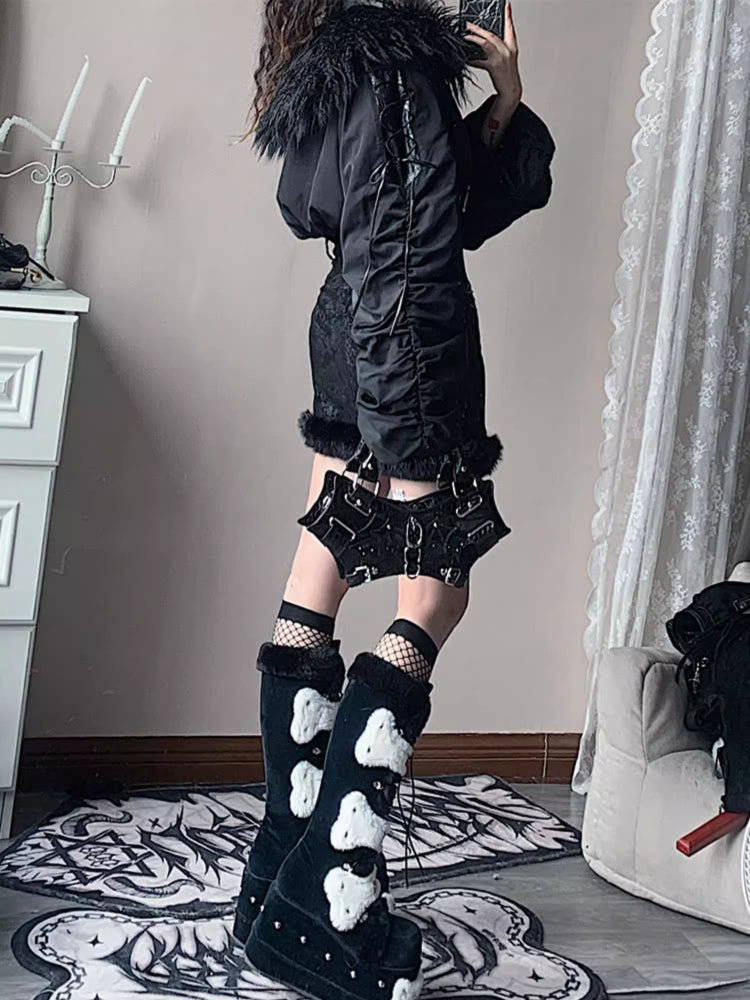 High waist short hot girl coat【s0000006213】