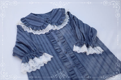 MIST - Sweet Lolita Golilla Short Sleeve Shirt