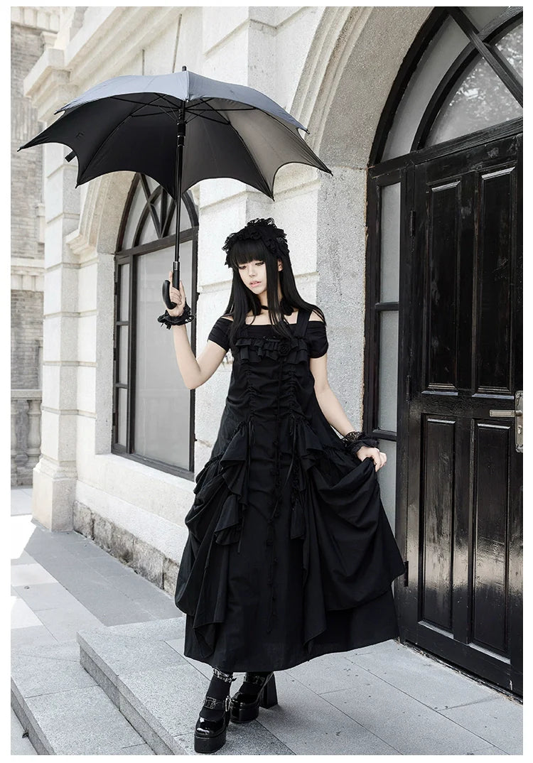 With PUJI - Dream - Daily Twins Lolita JSK, Loose Fit, Hidden Pockets