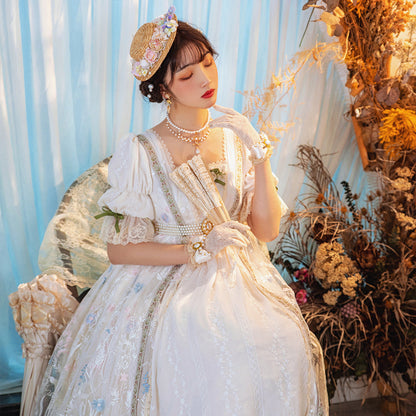 Miss Point - The Sally Gardens - Multicolors Ribbon Lolita Sash