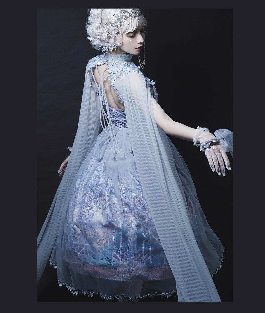 FunCcino - Dense Forest Corridor - Elegant Lolita Jumper Dress