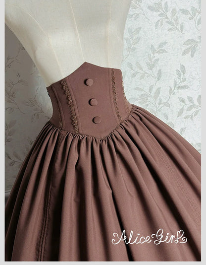 Alice Girl - Duke of Victoria - Classic Lolita SK & Overskirt Set