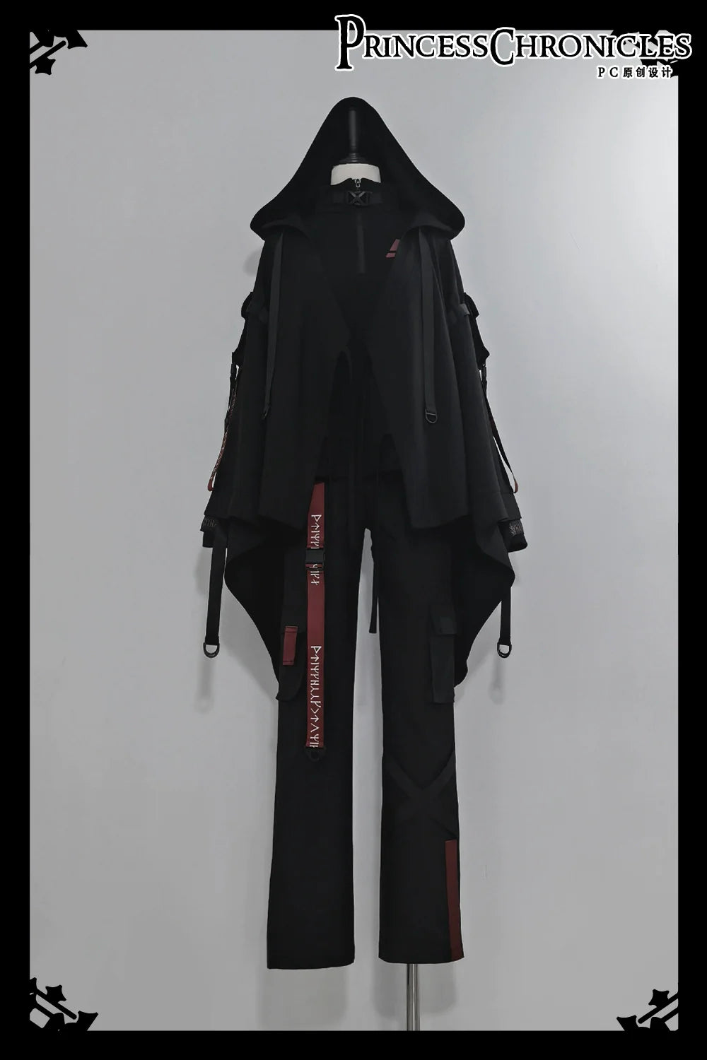 Princess Chronicles - Nameless Blade - Waste Soil Ouji Lolita Slim Black Pants