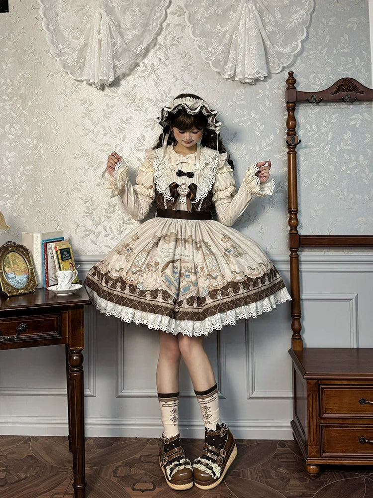 Alice Girl - Sea Salt Fairytale - Sweet Lolita Detachable Sleeves