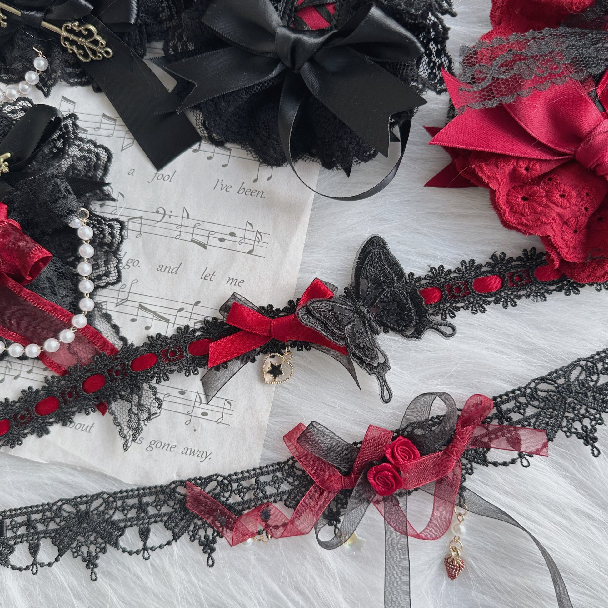 Chestnut Lolita - Gothic Lolita accessory Handmade Hairband