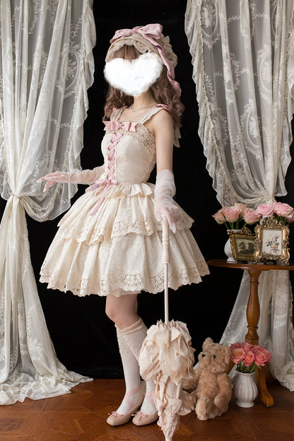 Miss Point - Forest Waltz - Classic Lolita Tiered Skirt Multi-layer Embroidered SK