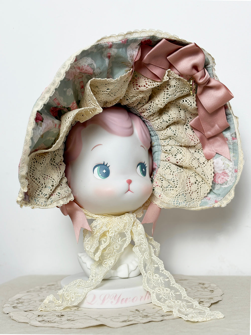 Miss Point - Lilyka Garden - Classic Lolita Headdress and Necklace Brooch Bow Trailing