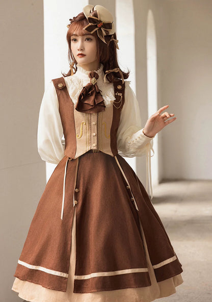 Miss Point - Golden Movement - Elegant Lolita Waistcost Short Vest Customized