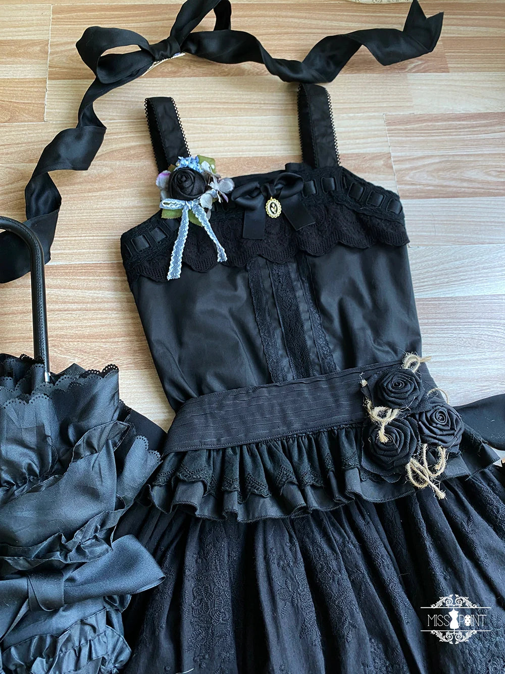 Miss Point - Forest Waltz - Cotton Lolita Camisole Embroidered Cami Top