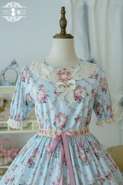 Miss Point - Customized Elegant Lolita OP Dress Cute Daily Girl Short Lolita Dress