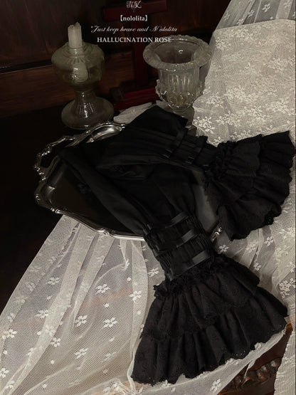 Nololita - Nightingale - Old School Lolita Shirt with Detachable Sleeves